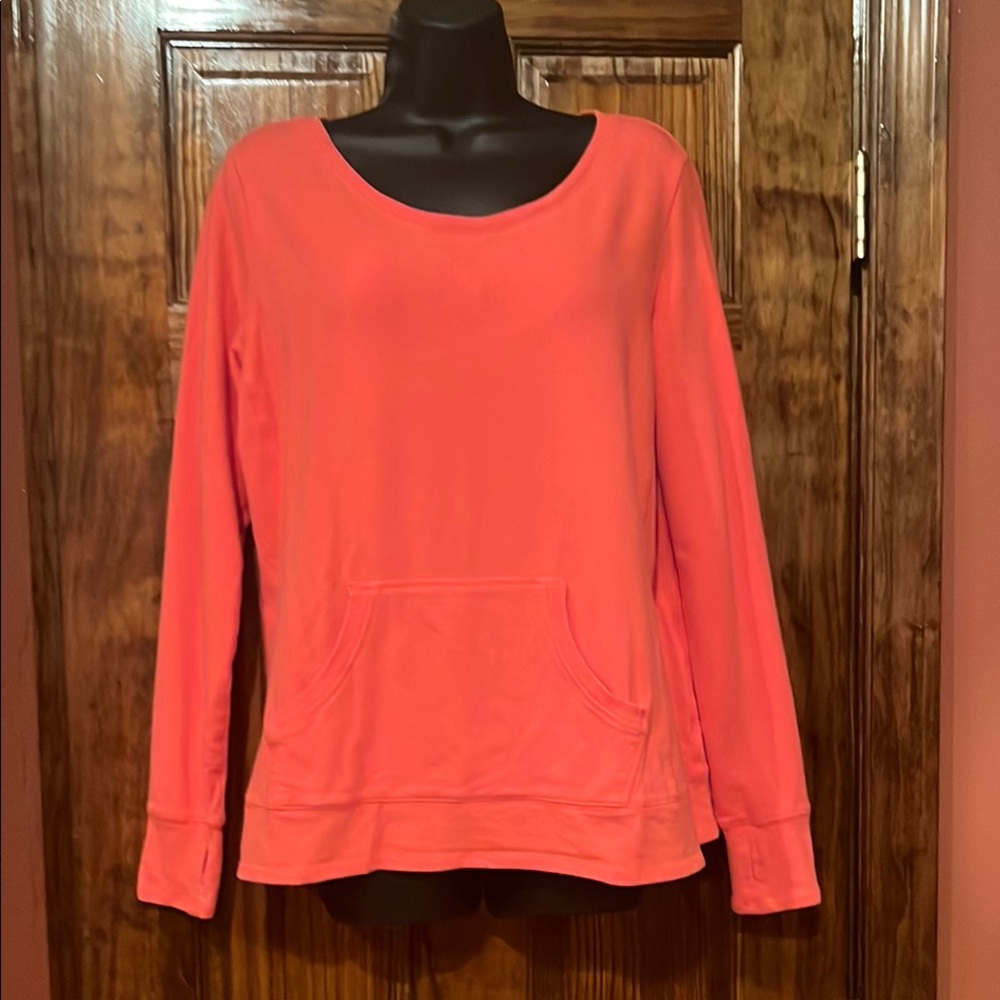 Women's Long Sleeve Soft Comfy Coral Top